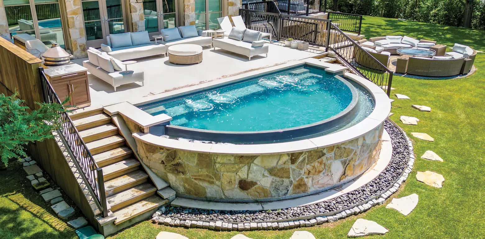 The Cosmopolitan: one of Aviva Pools pool designs